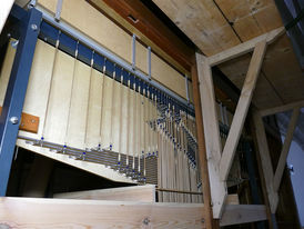 Sanierung der "Lötzerich" Orgel in St. Crescentius (Foto: Karl-Franz Thiede)